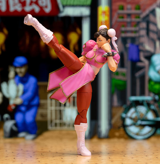 Ultra Street Fighter II Chun-Li 1/12 Scale Action Figure Deluxe Player ...