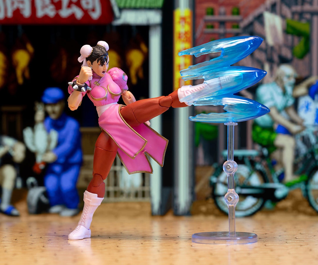 Ultra Street Fighter II Chun-Li 1/12 Scale Action Figure Deluxe Player ...