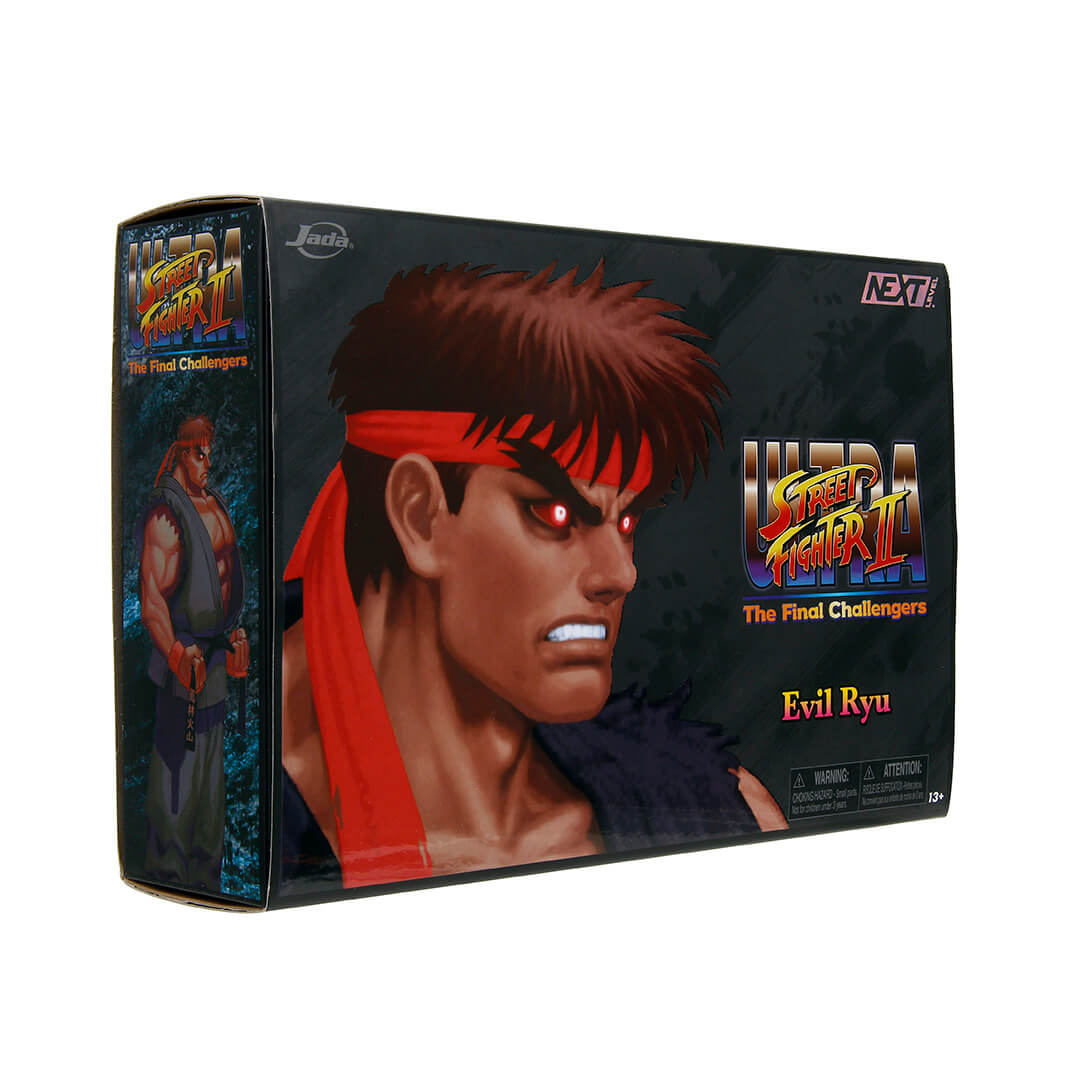 Next Level Evil Ryu Ultra Street Fighter II Evil Ryu 1/12 Scale Action Figure Deluxe Set ...