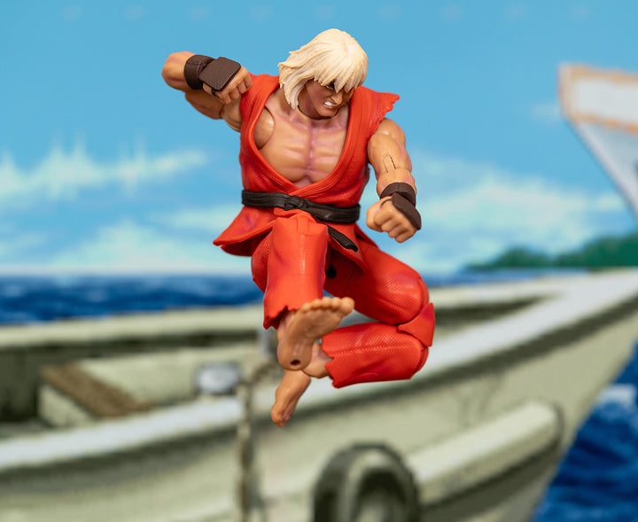 Ultra Street Fighter II Violent Ken 1/12 Scale Action Figure Deluxe Set (Exclusive)