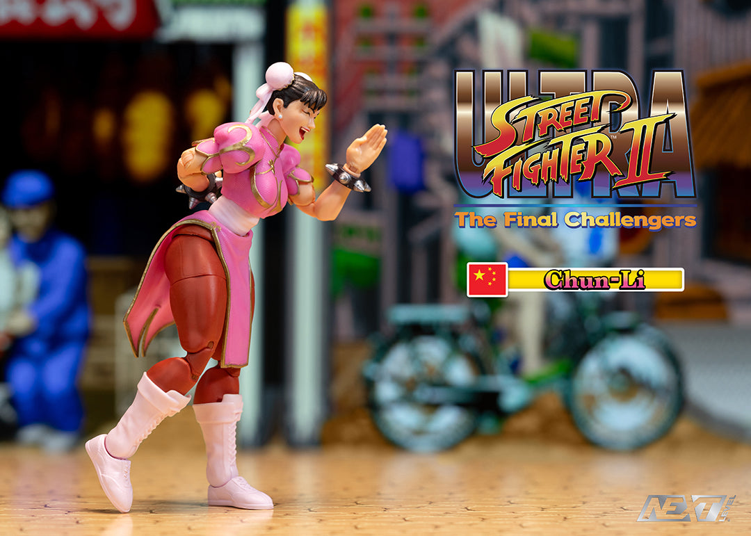 thumbnail image 2 of Jada Toys Ultra Street Fighter II Chun-Li 6-Inch Action Figure - 1:12 Scale, Adjustable 2 of 4