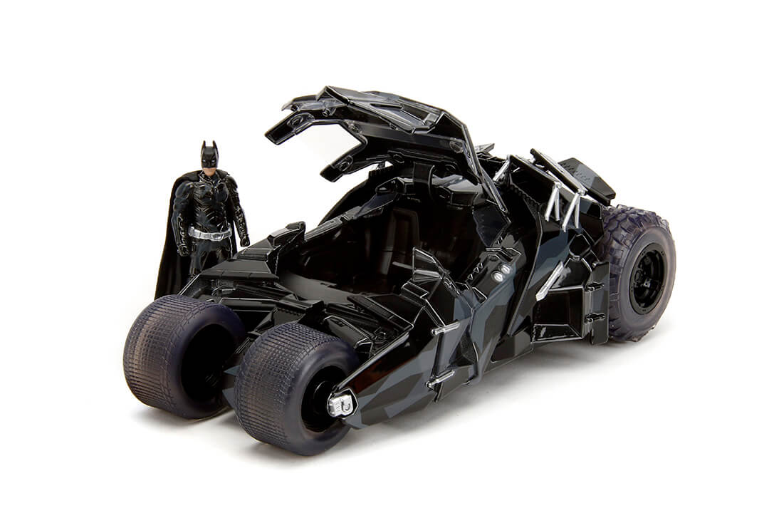 The Dark Knight Trilogy Tumbler Batmobile & Batman, 1:24 Scale Vehicle & 2.75" Figure (Exclusive)