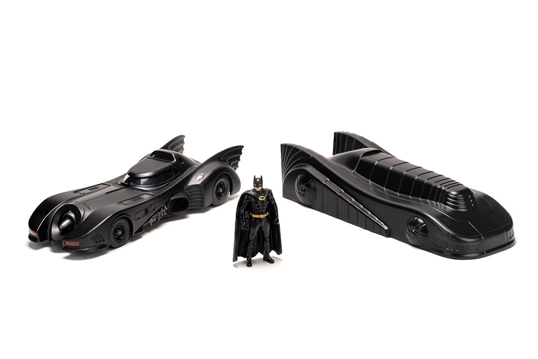 Batman 1989 Batmobile w Armor Batman 1 24 Scale Vehicle