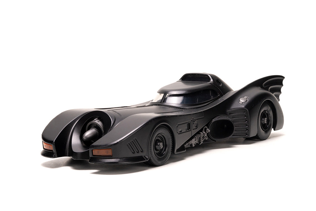 Batman (1989) Batmobile w/ Armor & Batman, 1:24 Scale Vehicle & 2.75 Figure
