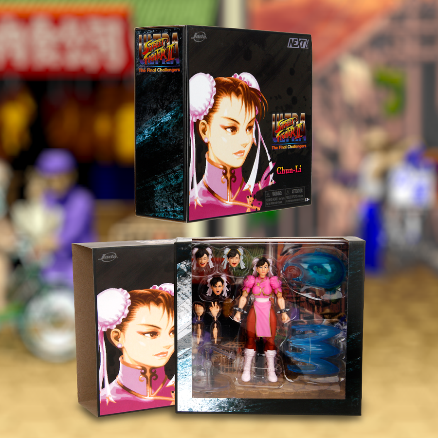 Ultra Street Fighter II Chun-Li 1/12 Scale Action Figure Deluxe Player ...