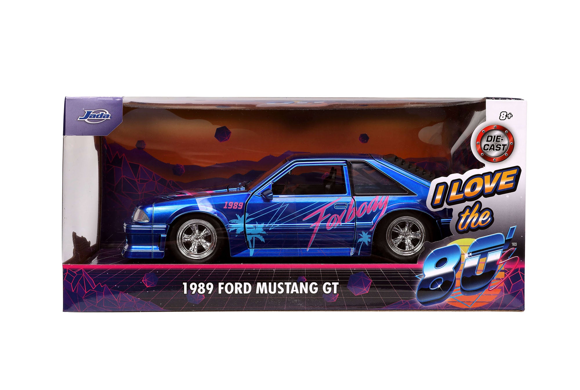 I Love The...80's 1989 Ford Mustang GT 1:24 Scale Vehicle